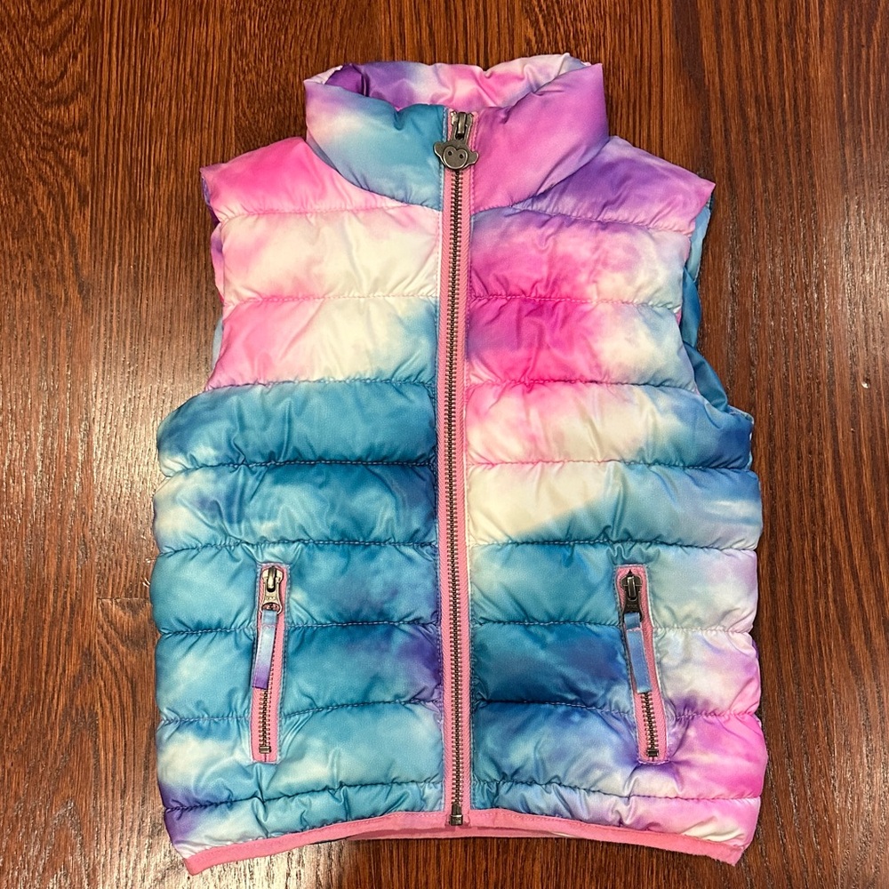 Girl Appaman puffer multicolored vest size 3t